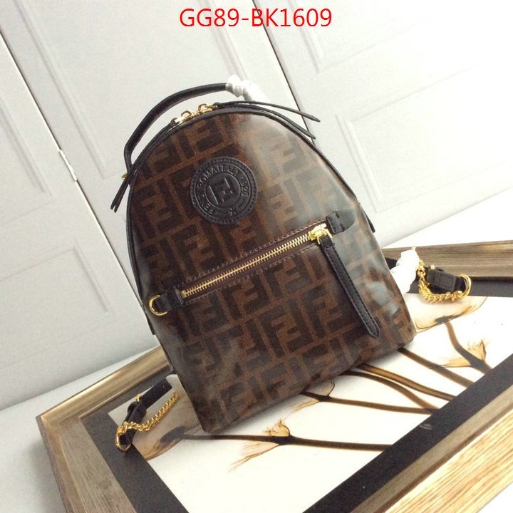 Fendi Bags(4A)-Backpack-,high quality designer replica ,ID: BK1609,$:89USD