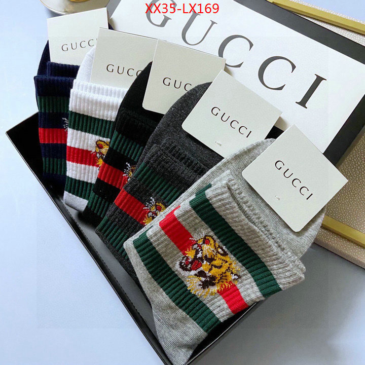 Sock-Gucci,best fake , ID: LX169,$: 35USD