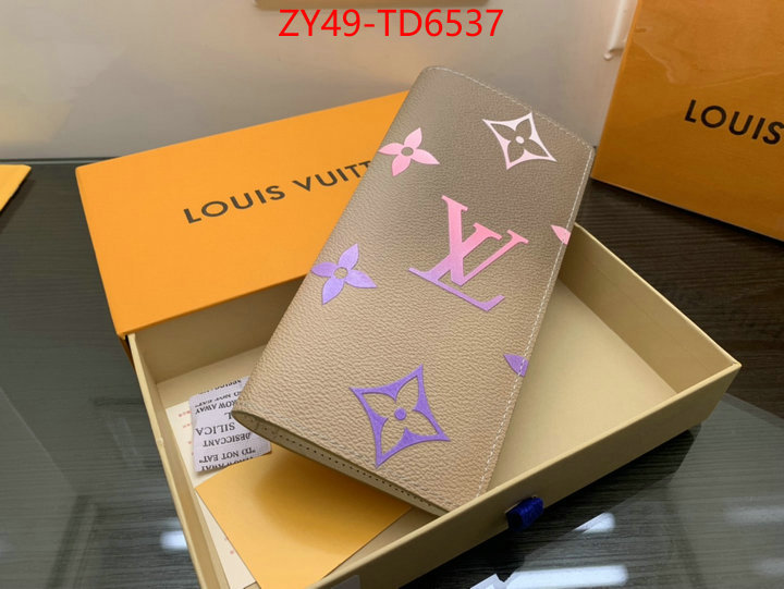 LV Bags(4A)-Wallet,best aaaaa ,ID: TD6537,$: 49USD