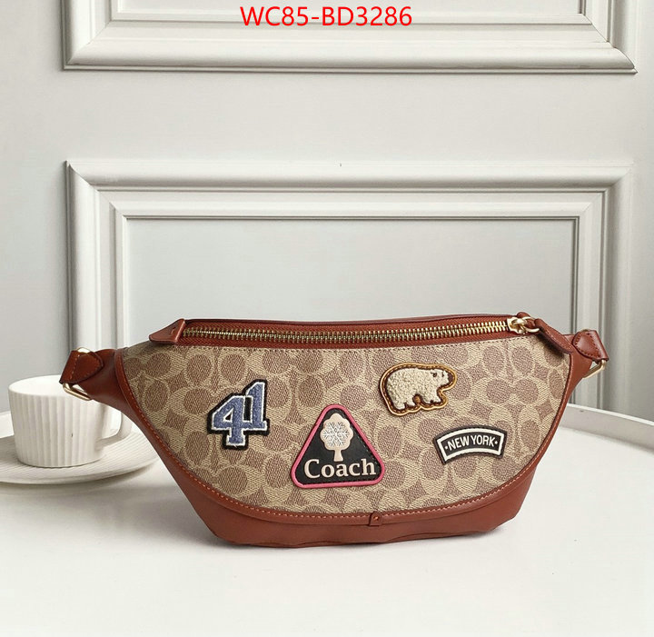 Coach Bags(4A)-Belt Bag-Chest Bag--,outlet 1:1 replica ,ID: BD3286,$: 85USD