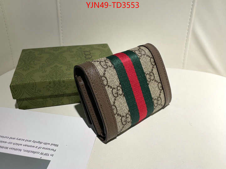 Gucci Bags(4A)-Wallet-,replica ,ID: TD3553,$: 49USD