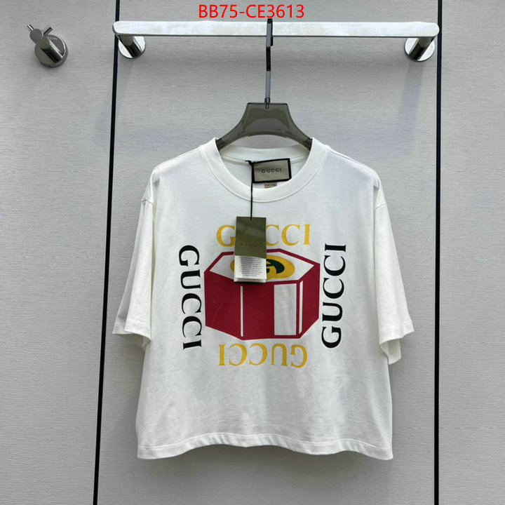 Clothing-Gucci,replica wholesale , ID: CE3613,$: 75USD