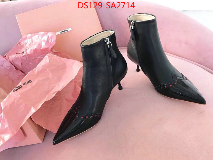 Women Shoes-Miu Miu,7 star replica ,replica aaaaa designer , ID:SA2714,$: 129USD