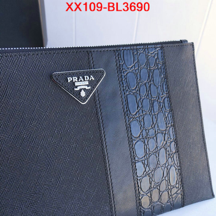 Prada Bags(TOP)-Clutch-,ID: BL3690,$: 109USD