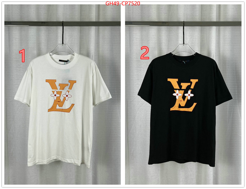 Clothing-LV,replica 2023 perfect luxury , ID: CP7520,$: 49USD