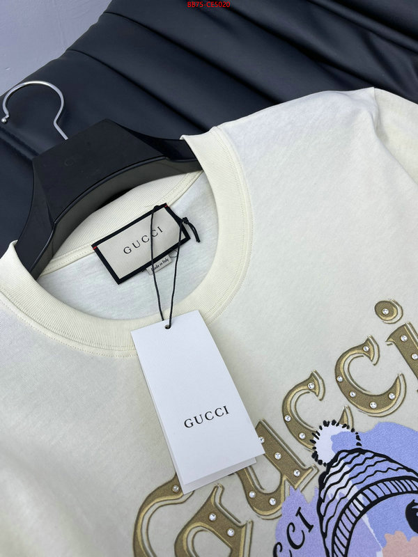 Clothing-Gucci,where quality designer replica , ID: CE5020,$: 75USD