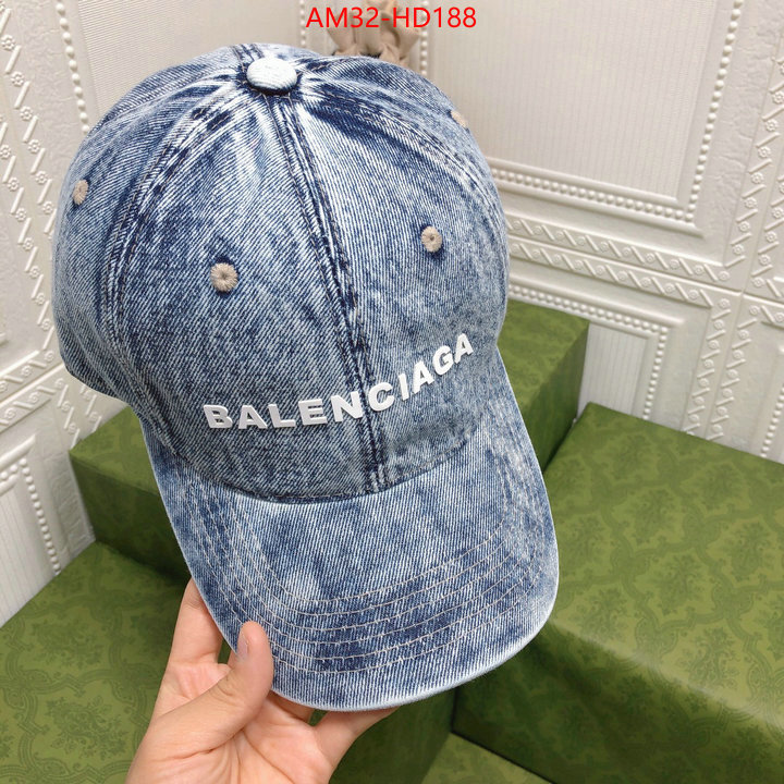 Cap (Hat)-Balenciaga,high quality happy copy , ID: HD188,$: 32USD