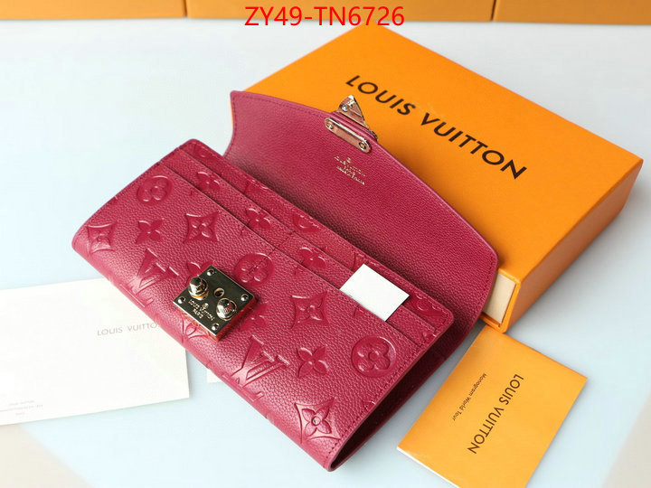 LV Bags(4A)-Wallet,ID: TN6726,$: 49USD