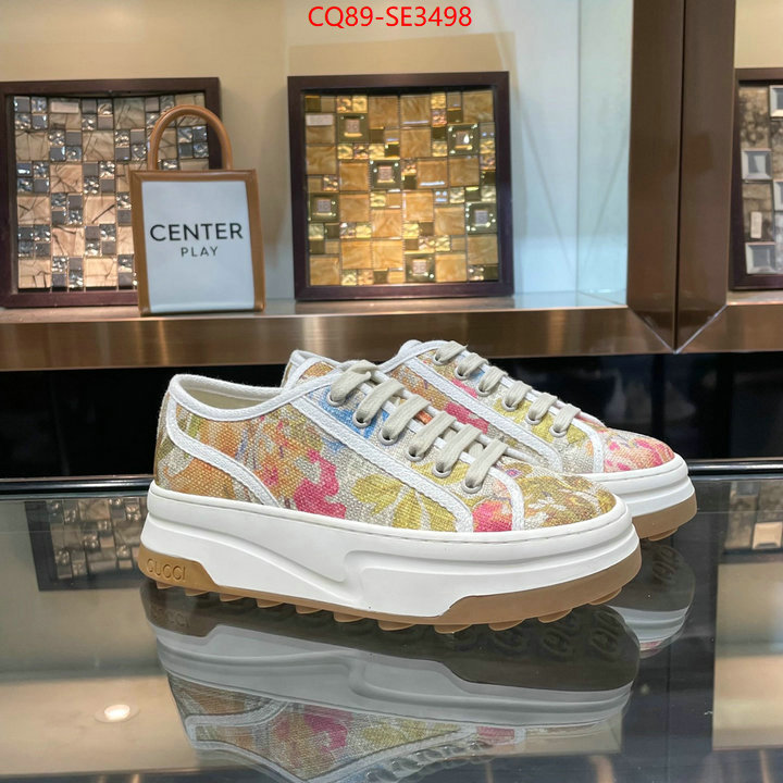 Women Shoes-Gucci,fake aaaaa , ID: SE3498,$: 89USD