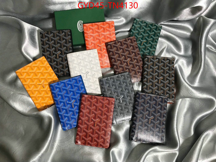 Goyard Bags(4A)-Wallet,wholesale replica ,ID: TN4130,$: 45USD