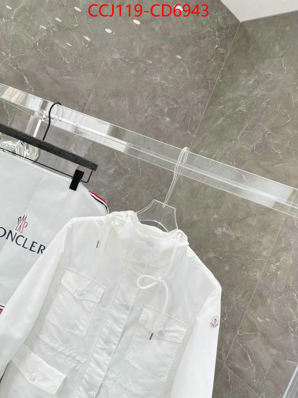 Clothing-Moncler,designer fashion replica , ID: CD6943,$: 119USD