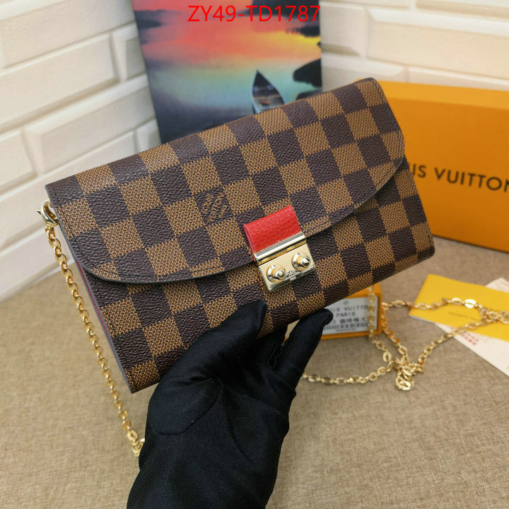 LV Bags(4A)-Wallet,ID: TD1787,$: 49USD