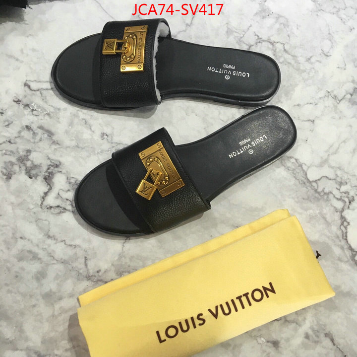 Women Shoes-LV,what 1:1 replica , ID: SV417,$:74USD