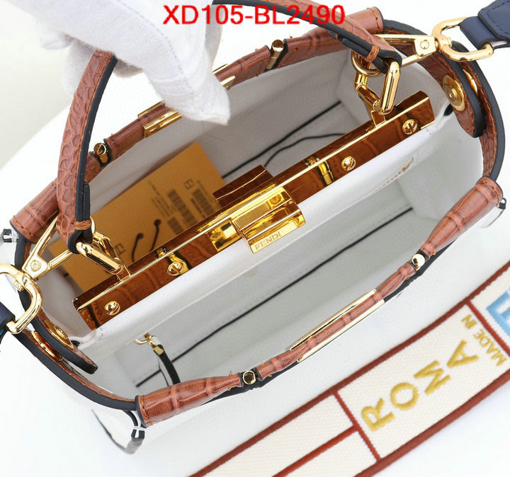 Fendi Bags(4A)-Peekaboo,high quality designer replica ,ID: BL2490,$: 105USD