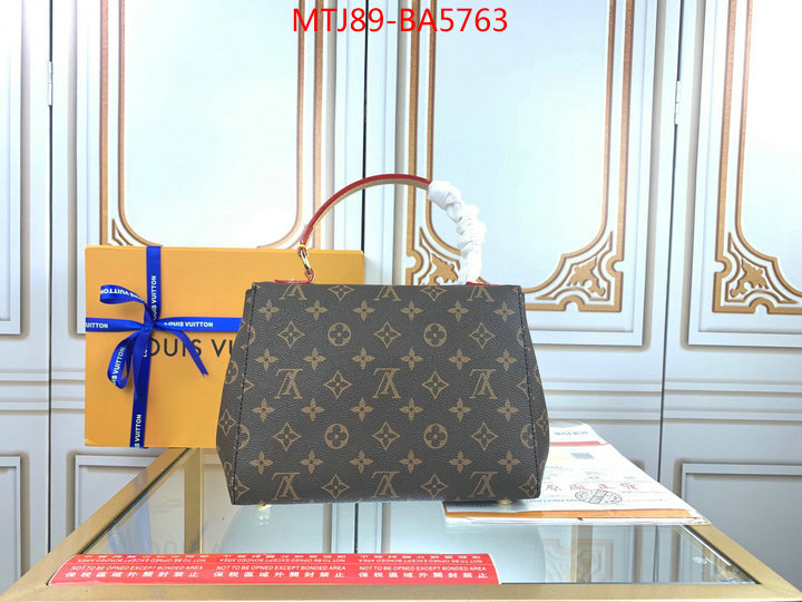 LV Bags(4A)-Handbag Collection-,ID: BA5763,$: 89USD