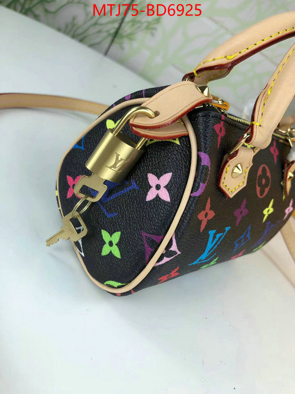 LV Bags(4A)-Speedy-,mirror copy luxury ,ID: BD6925,$: 75USD