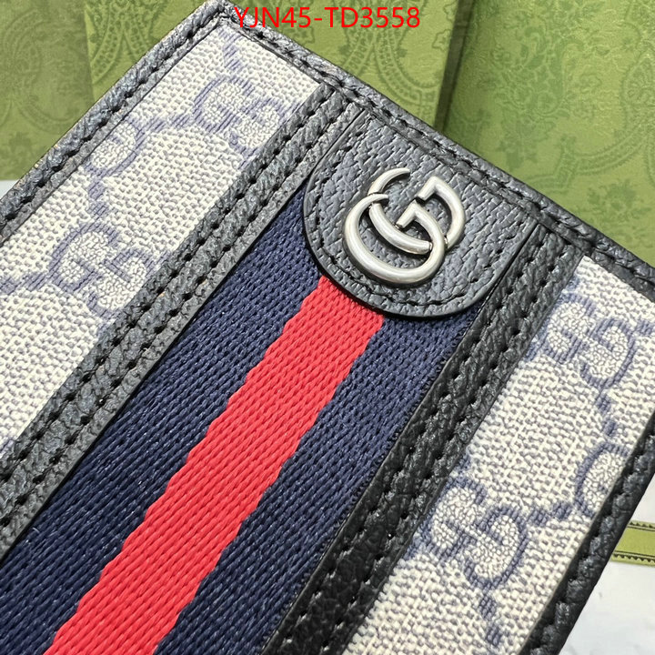 Gucci Bags(4A)-Wallet-,cheap replica ,ID: TD3558,$: 45USD