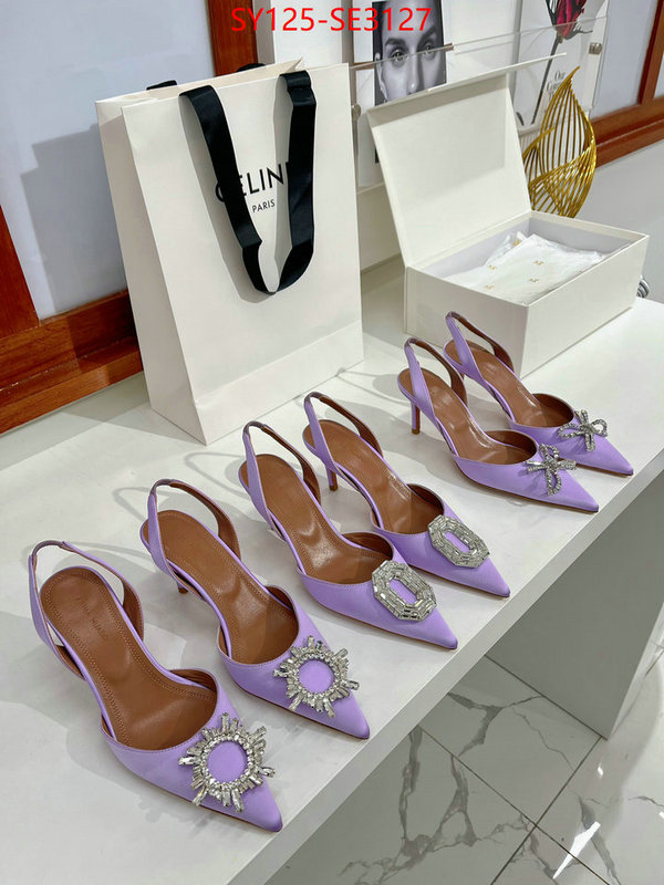 Women Shoes-Amina Muaddi,replica best , ID: SE3127,$: 125USD