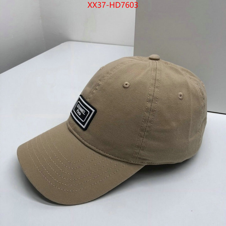 Cap (Hat)-Chanel,brand designer replica , ID: HD7603,$: 37USD