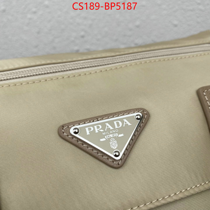 Prada Bags(TOP)-Diagonal-,ID: BP5187,$: 189USD