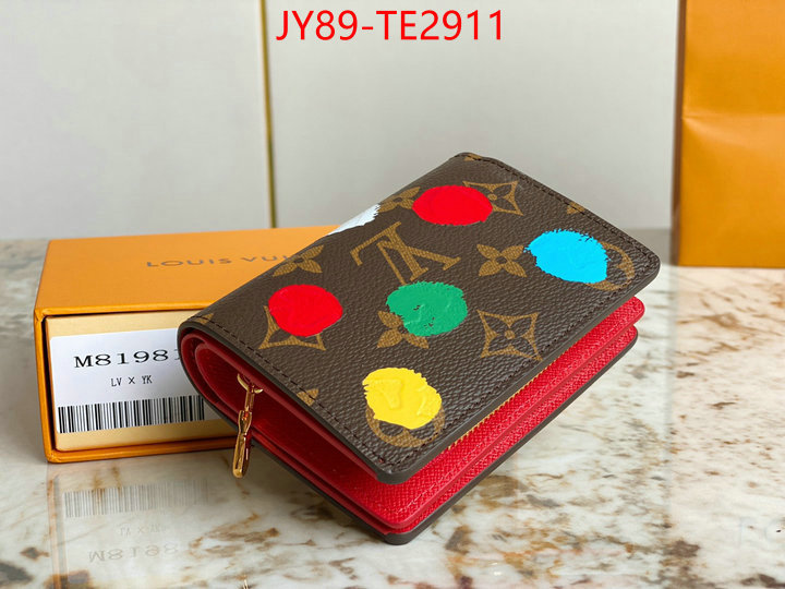LV Bags(TOP)-Wallet,ID: TE2911,$: 89USD