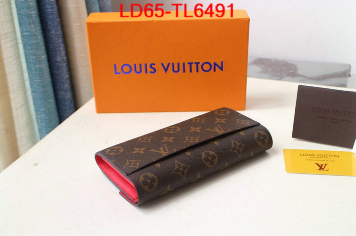 LV Bags(TOP)-Wallet,ID:TL6491,$: 65USD