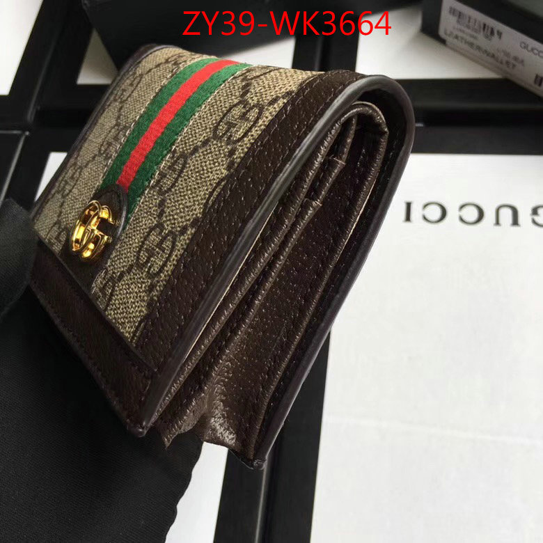 Gucci Bags(4A)-Wallet-,ID: WK3664,$:39USD