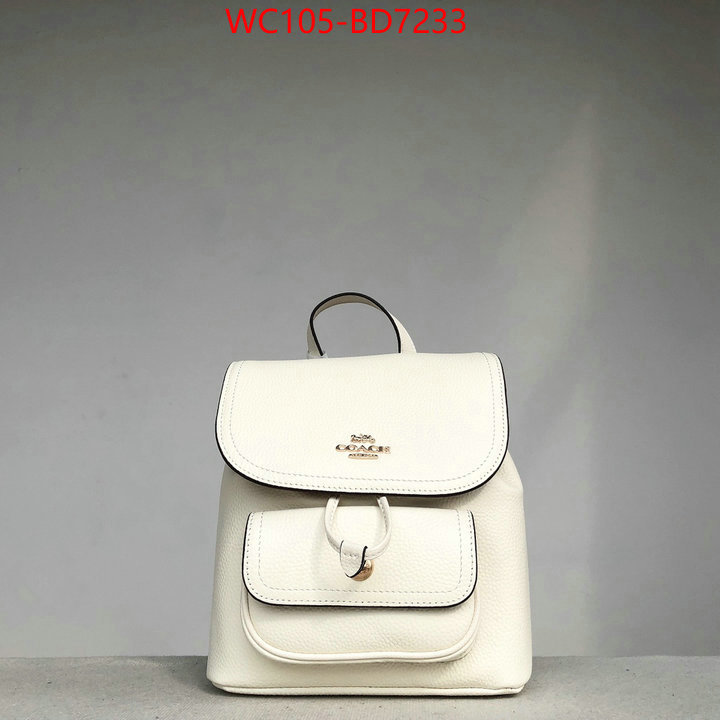 Coach Bags(4A)-Backpack-,we provide top cheap aaaaa ,ID: BD7233,$: 105USD