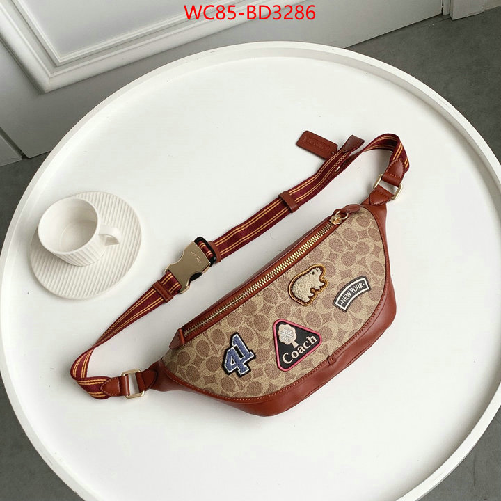 Coach Bags(4A)-Belt Bag-Chest Bag--,outlet 1:1 replica ,ID: BD3286,$: 85USD