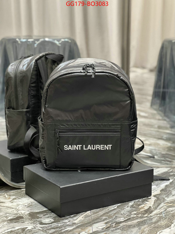 YSL Bag(TOP)-Backpack-,ID: BO3083,$: 179USD