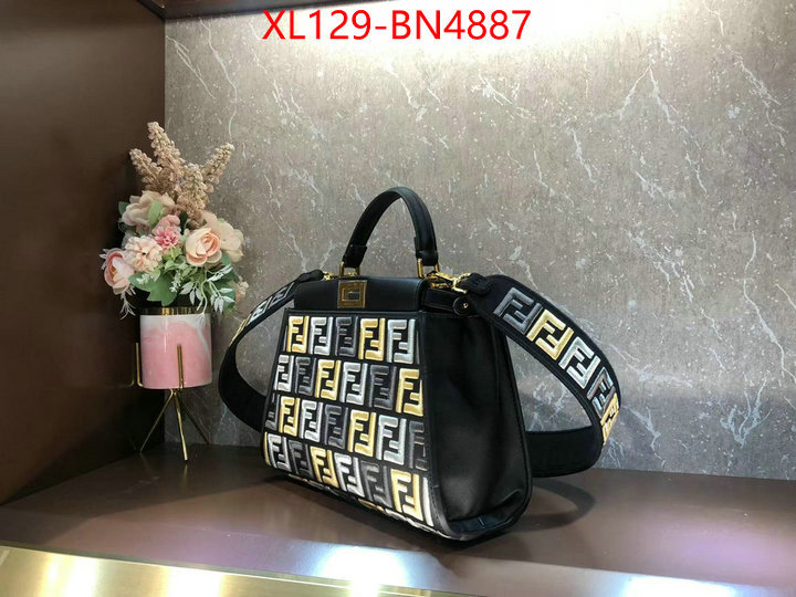 Fendi Bags(4A)-Peekaboo,2023 aaaaa replica 1st copy ,ID: BN4887,$: 129USD