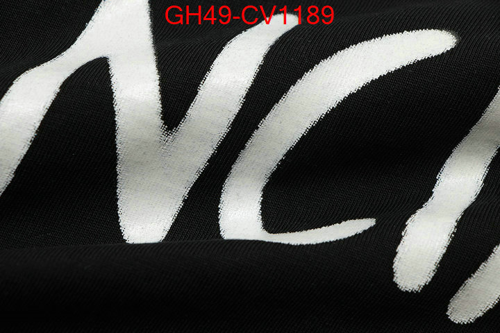 Clothing-Balenciaga,aaaaa , ID: CV1189,$: 49USD