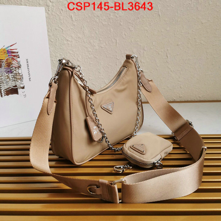 Prada Bags(TOP)-Re-Edition 2005,ID: BL3643,$: 145USD