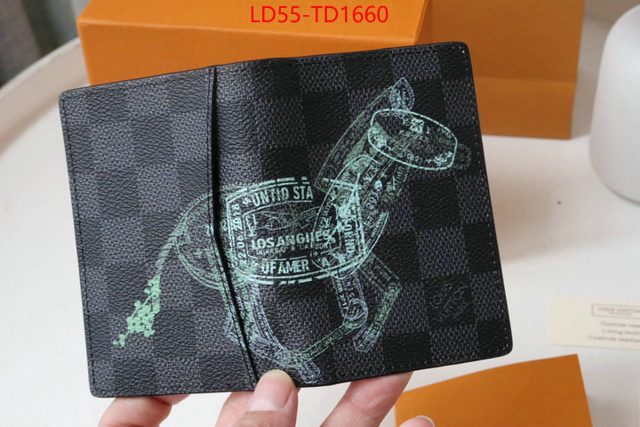 LV Bags(TOP)-Wallet,ID: TD1660,$: 55USD