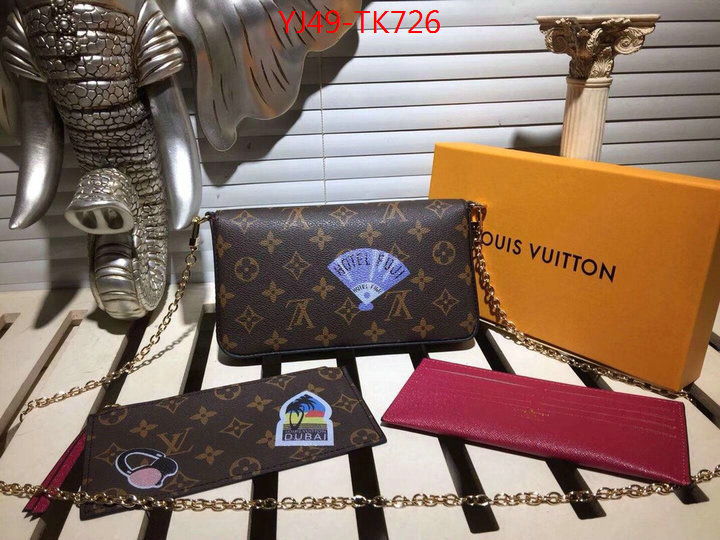 LV Bags(4A)-Wallet,ID: TK726,$:49USD