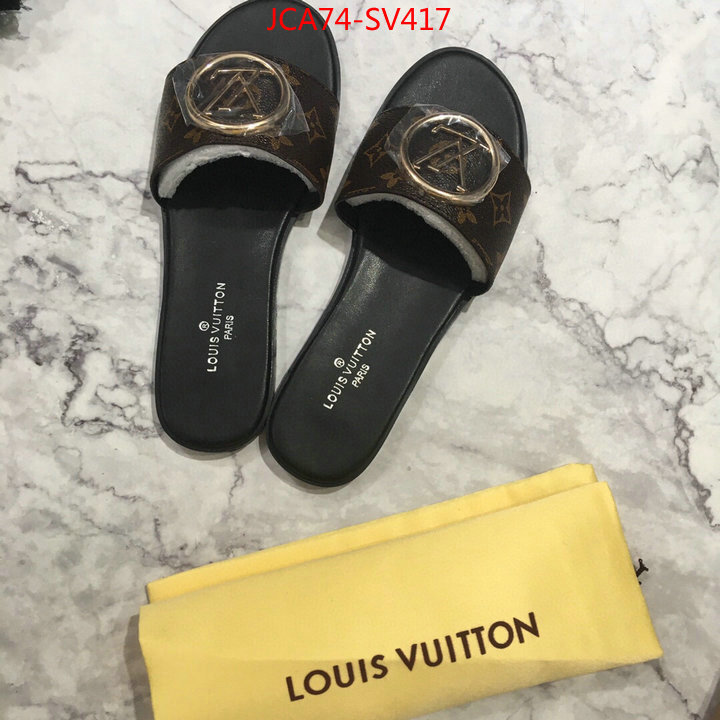 Women Shoes-LV,what 1:1 replica , ID: SV417,$:74USD