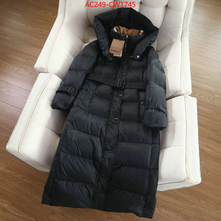 Down jacket Women-Burberry,where to buy replicas , ID: CW1745,$: 249USD