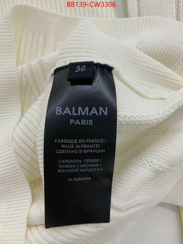 Clothing-Balmain,1:1 replica , ID: CW3306,$: 139USD