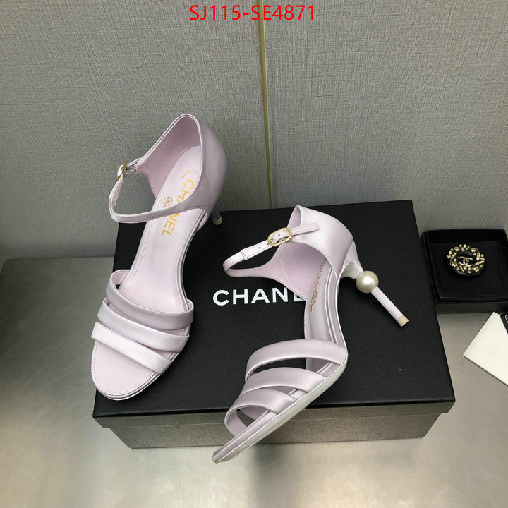 Women Shoes-Chanel,mirror copy luxury , ID: SE4871,$: 115USD