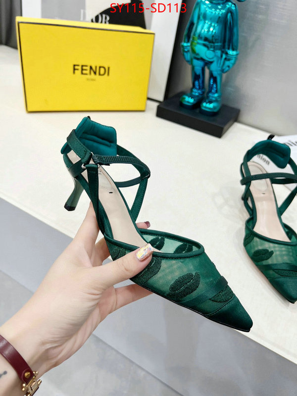 Women Shoes-Fendi,wholesale designer shop , ID: SD113,$: 115USD