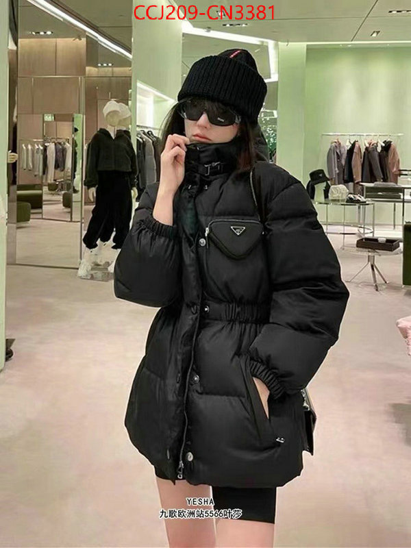 Down jacket Women-Prada,what 1:1 replica , ID: CN3381,