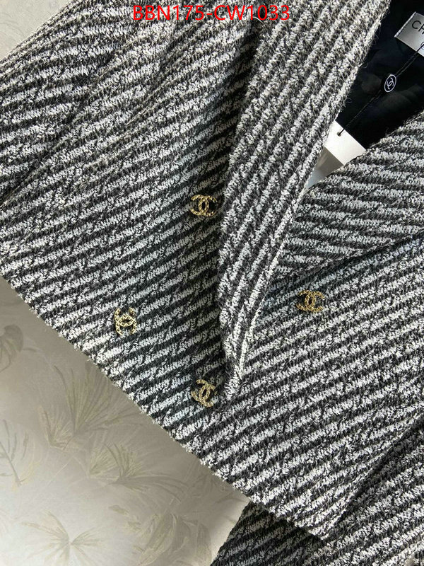 Clothing-Chanel,where to buy high quality ,ID: CW1033,$: 175USD