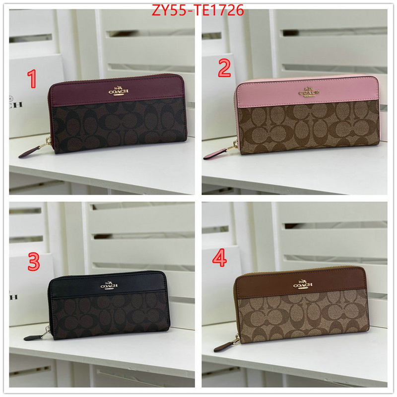 Coach Bags(4A)-Wallet,replica how can you ,ID: TE1726,$: 55USD