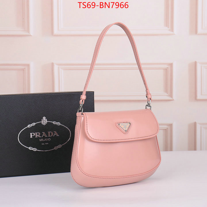 Prada Bags(4A)-Cleo,replica aaaaa designer ,ID: BN7966,$: 69USD