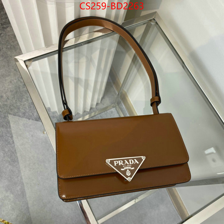 Prada Bags(TOP)-Diagonal-,ID: BD2263,$: 259USD