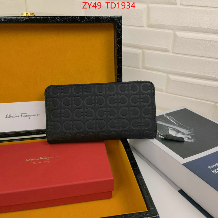 Ferragamo Bags(4A)-Wallet,replica designer ,ID: TD1934,$: 49USD