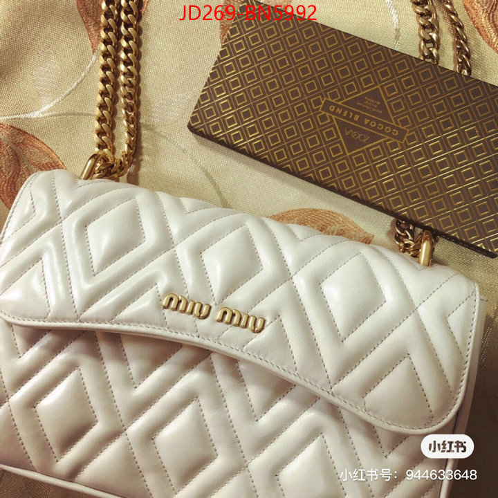 Miu Miu Bags(TOP)-Diagonal-,where can you buy a replica ,ID: BN5992,$: 269USD