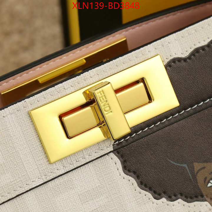 Fendi Bags(4A)-Peekaboo,2023 replica wholesale cheap sales online ,ID: BD3848,$: 139USD