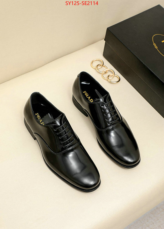 Men Shoes-Prada,aaaaa+ replica designer , ID: SE2114,$: 125USD