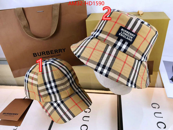 Cap (Hat)-Burberry,aaaaa+ quality replica , ID: HD1590,$: 32USD